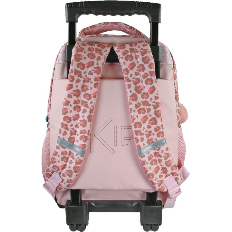 3661507062105-Sac à dos à roulettes Kip Graou - 2 compartiments - Rose - Kid'Abord--2