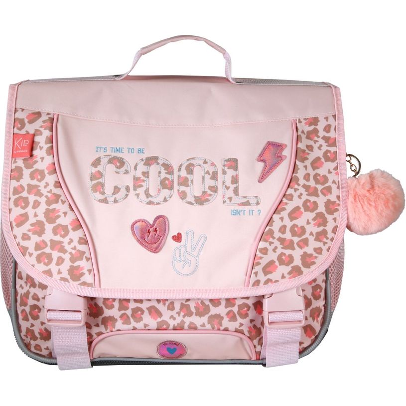 3661507063102-Cartable Kip Graou - 38 cm - 2 compartiments - Rose - Kid'Abord--0