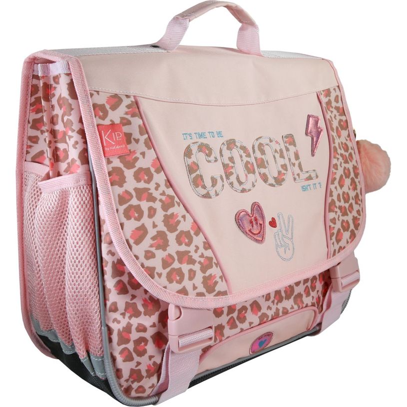 3661507063102-Cartable Kip Graou - 38 cm - 2 compartiments - Rose - Kid'Abord--1