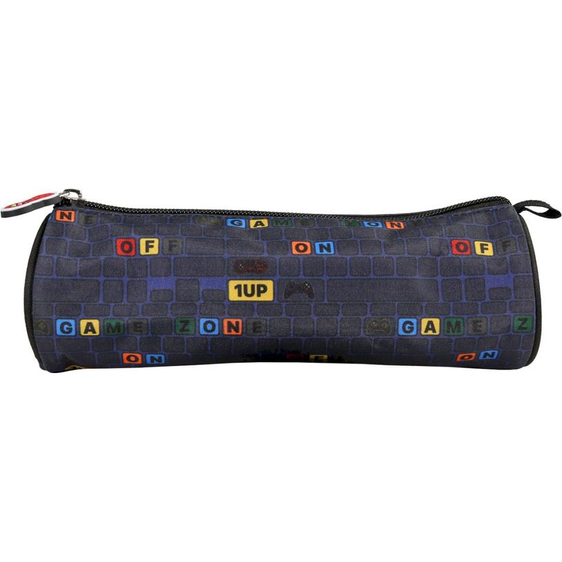 3661507068145-Trousse ronde Kip Gaming - 1 compartiment - Marine - Kid'Abord--0