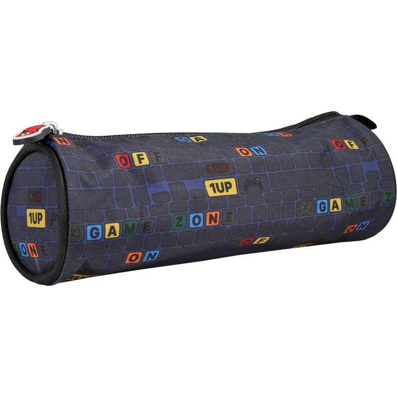 3661507068145-Trousse ronde Kip Gaming - 1 compartiment - Marine - Kid'Abord--1