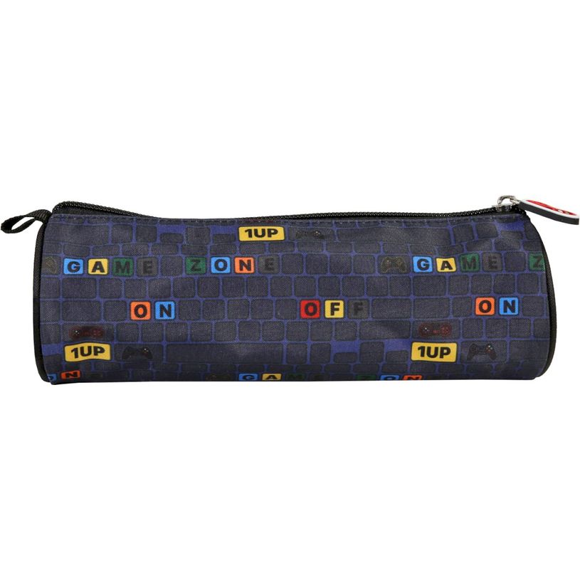 3661507068145-Trousse ronde Kip Gaming - 1 compartiment - Marine - Kid'Abord--2