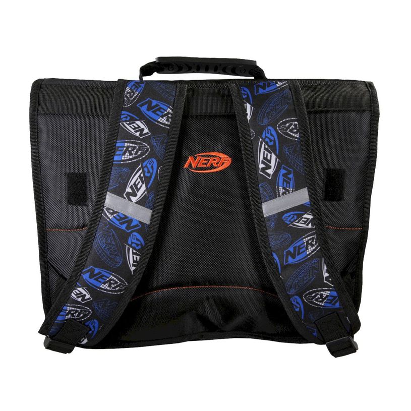 3661507863030-Cartable Nerf - 38 cm - 2 compartiments - Noir - Kid'Abord--2