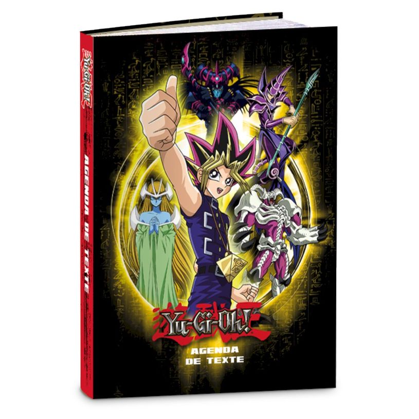 3661507956053-Agenda de texte Yu-Gi-Oh - 15x21 cm - 2 décors assortis - Kid'Abord--0
