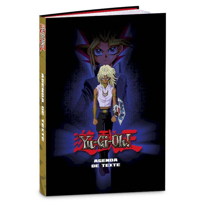 3661507956053-Agenda de texte Yu-Gi-Oh - 15x21 cm - 2 décors assortis - Kid'Abord--1