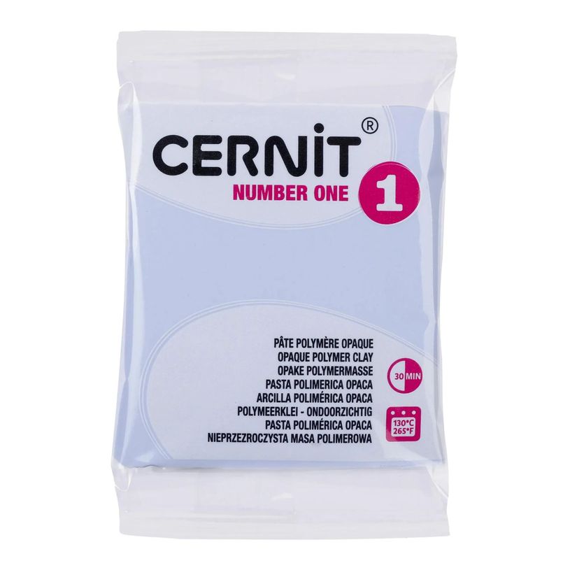 5411711465869-Cernit Number One - Pâte à modeler - 56 g - bleu pastel - argile polymère--0