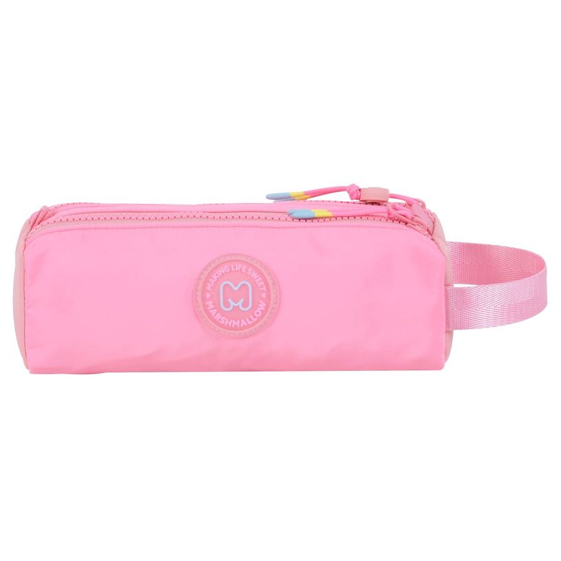5600446660087-Trousse Marshmallow Peachy - 2 compartiments - Rose - Marshmallow--2