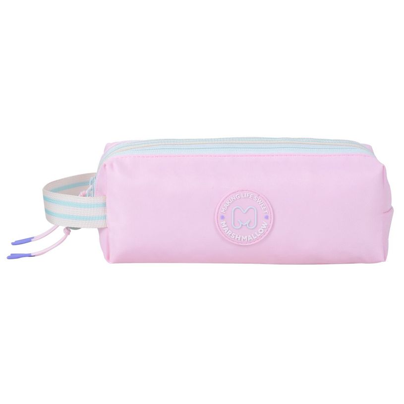 5600446660131-Trousse Marshmallow Aura - 2 compartiments - Rose - Marshmallow--0