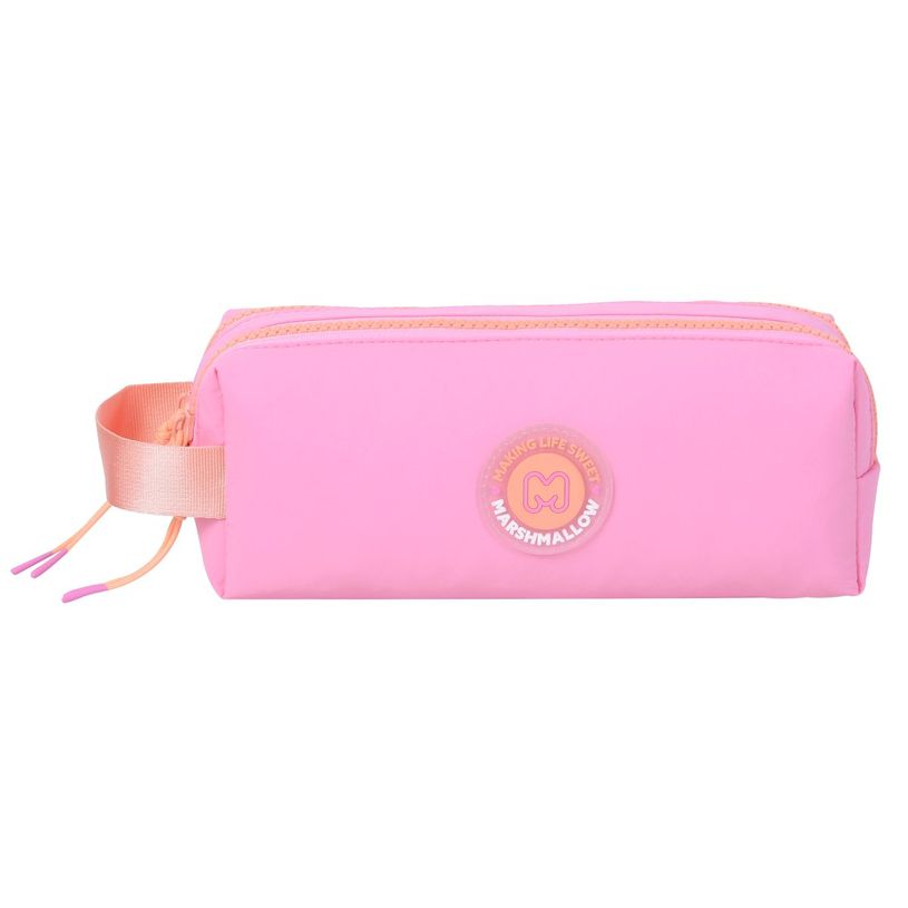 5600446660209-Trousse Marshmallow Popstar - 2 compartiments - Rose - Marshmallow--2