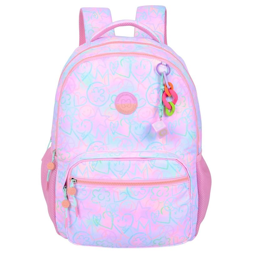 5600446660476-Sac à dos Marshmallow Crazy Fun - 2 compartiments - Rose - Marshmallow--0