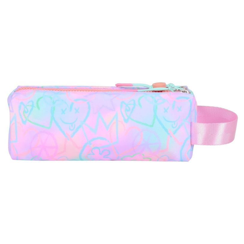 5600446660483-Trousse Marshmallow Crazy Fun - 2 compartiments - Rose - Marshmallow--2