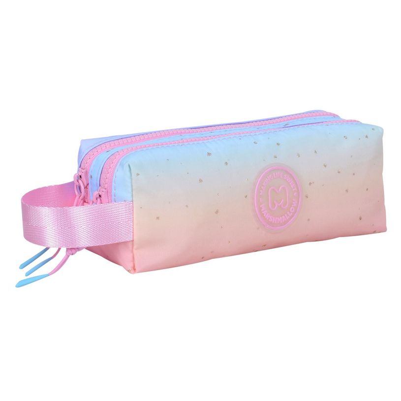 5600446660575-Trousse Marshmallow Degradé - 2 compartiments - Multicolore - Marshmallow--1