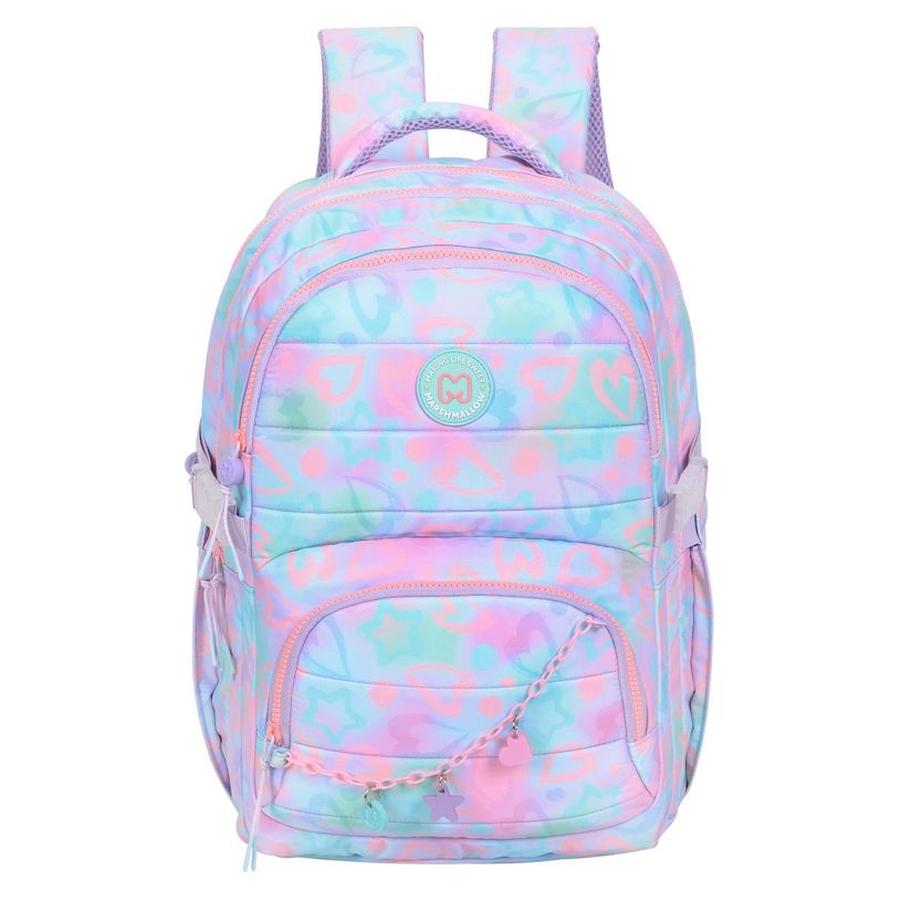 5600446661336-Sac à dos Marshmallow Funny Love - 2 compartiments - Violet - Marshmallow--0