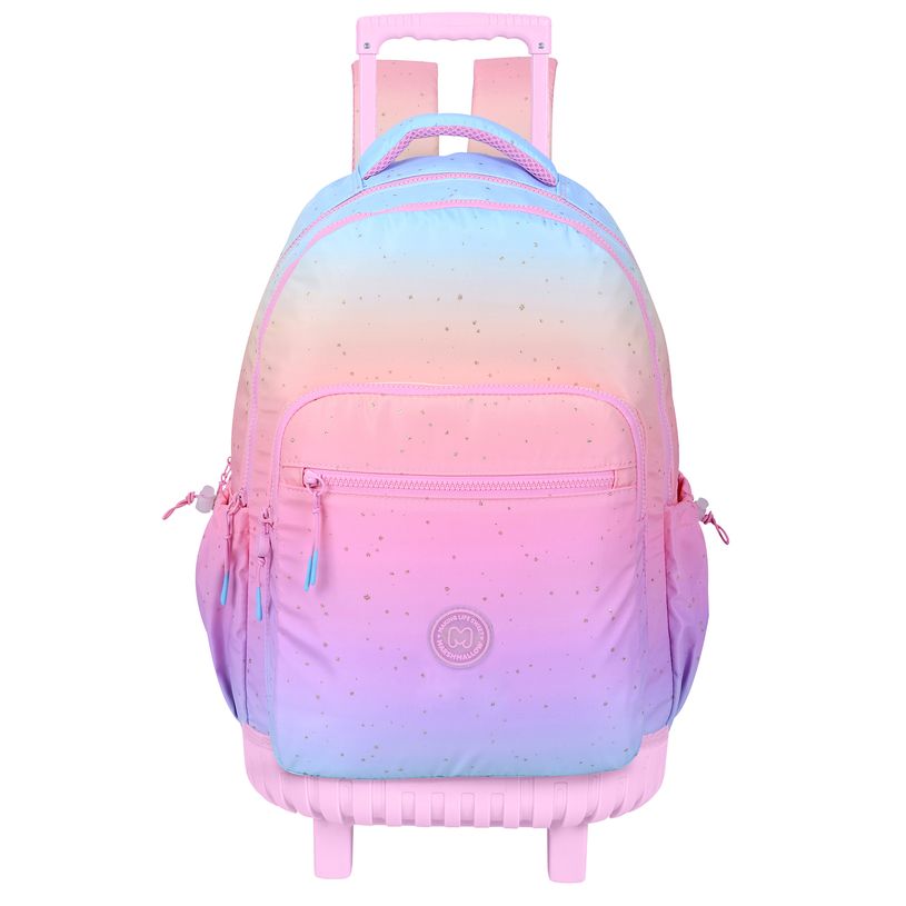 5600446661503-Sac à dos à roulettes Marshmallow Degradé - 2 compartiments - Multicolore - Marshmallow--0