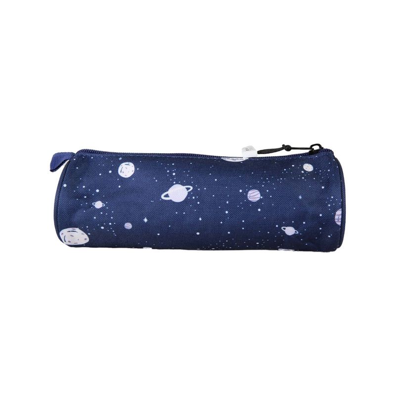 3663842010025-Trousse ronde Cosmo - 1 compartiment - Marine - Pol Fox--3