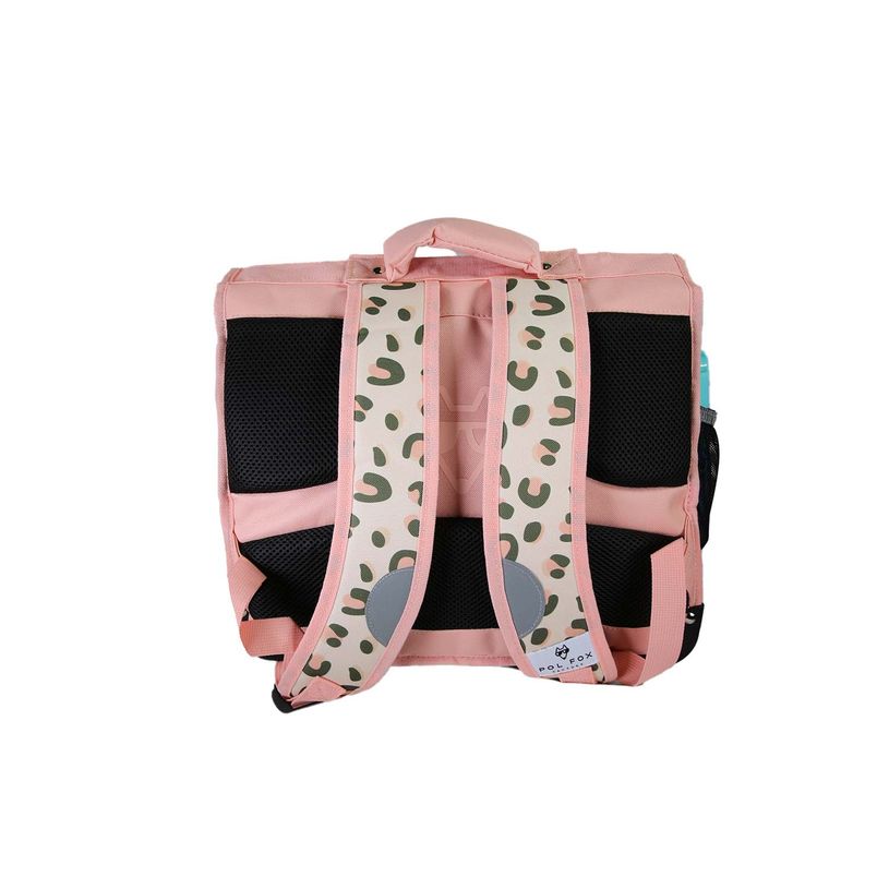 3663842009739-Cartable réversible 38 cm Crush - 2 compartiments - Rose - Pol Fox--3