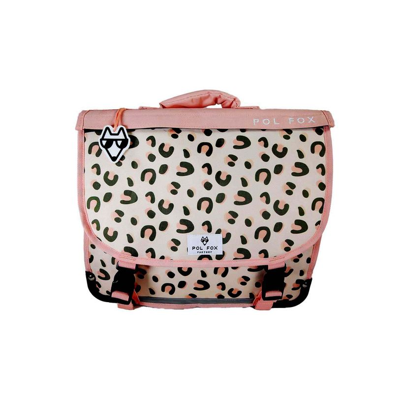 3663842009739-Cartable réversible 38 cm Crush - 2 compartiments - Rose - Pol Fox--5
