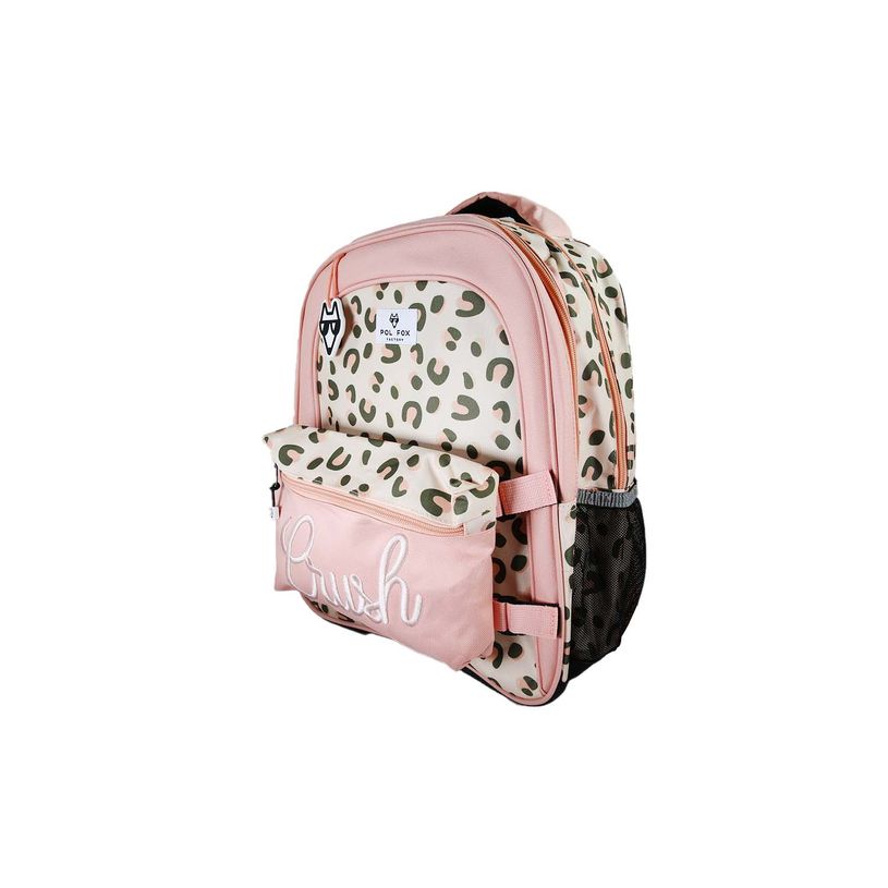 3663842009746-Sac à dos Crush - 2 compartiments - Rose - Pol Fox--1