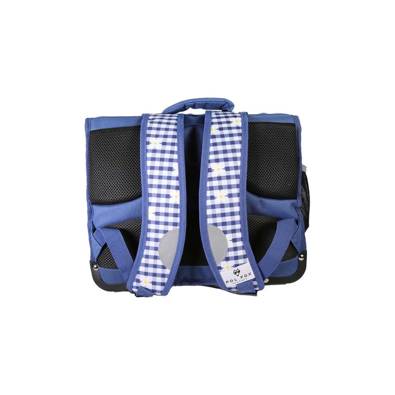 3663842009524-Cartable réversible 38 cm Daisy - 2 compartiments - Marine - Pol Fox--3