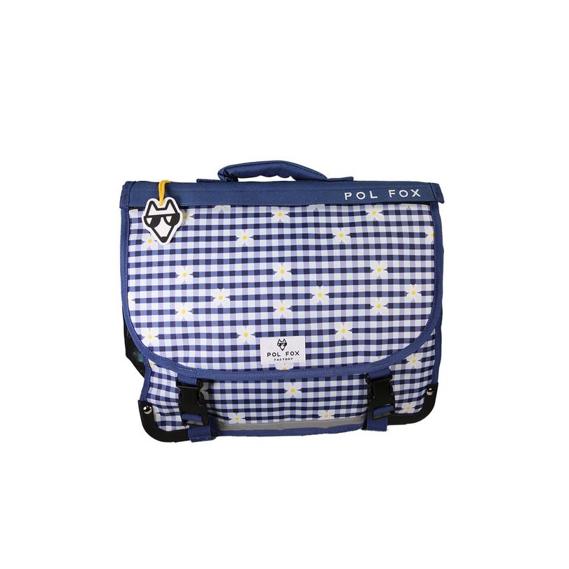 3663842009524-Cartable réversible 38 cm Daisy - 2 compartiments - Marine - Pol Fox--5