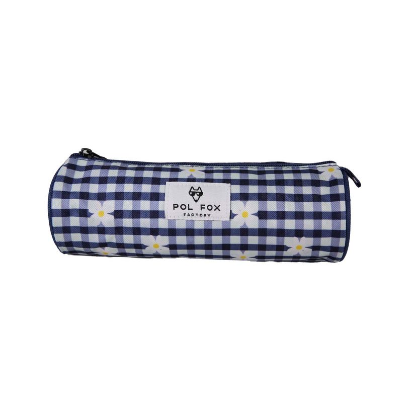 3663842009548-Trousse ronde Daisy - 1 compartiment - Marine - Pol Fox--0
