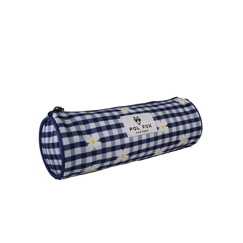 3663842009548-Trousse ronde Daisy - 1 compartiment - Marine - Pol Fox--1