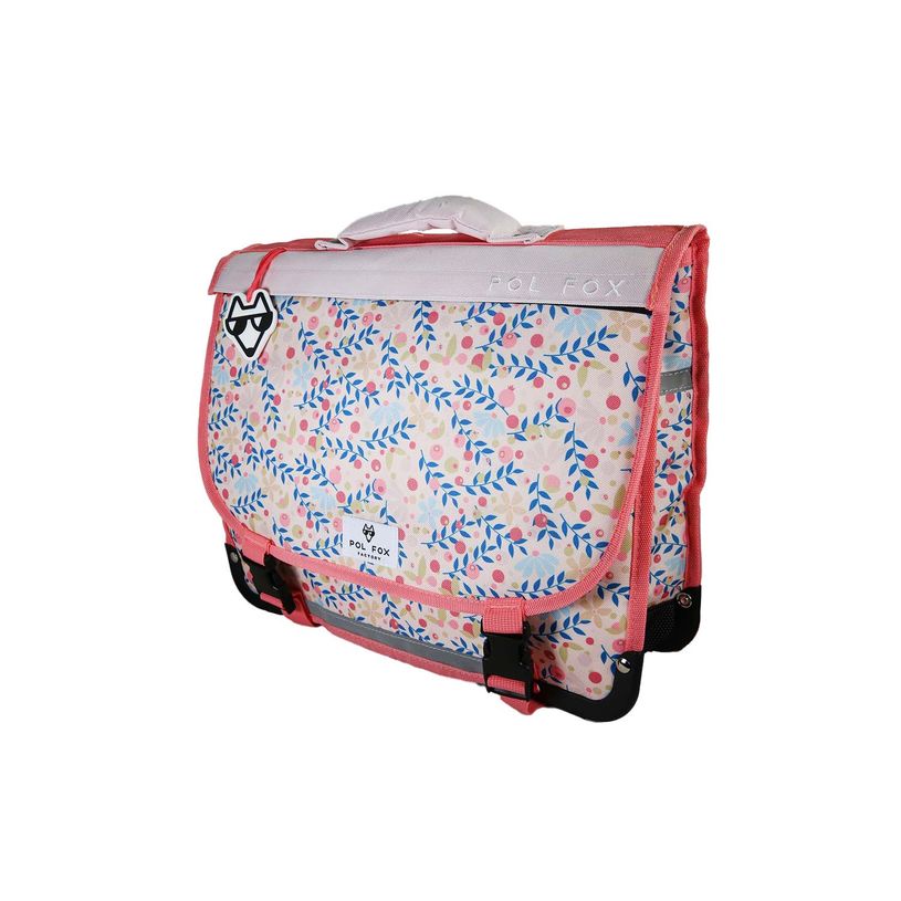 3663842009678-Cartable réversible 38 cm Happy Blush - 2 compartiments - Rose - Pol Fox--1