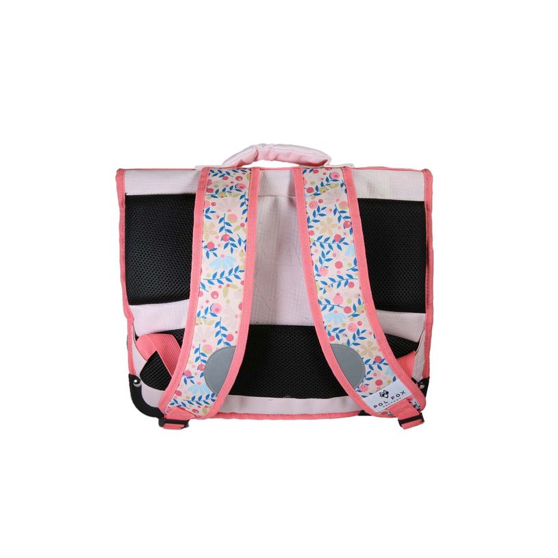 3663842009678-Cartable réversible 38 cm Happy Blush - 2 compartiments - Rose - Pol Fox--3