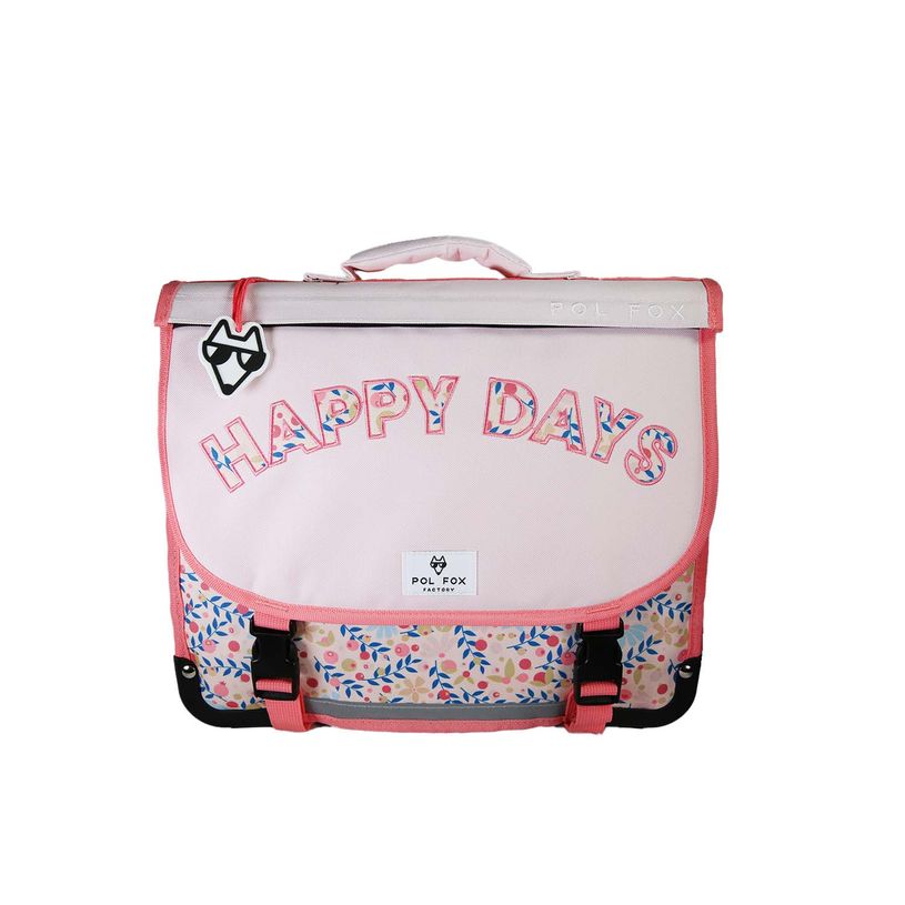 3663842009678-Cartable réversible 38 cm Happy Blush - 2 compartiments - Rose - Pol Fox--5