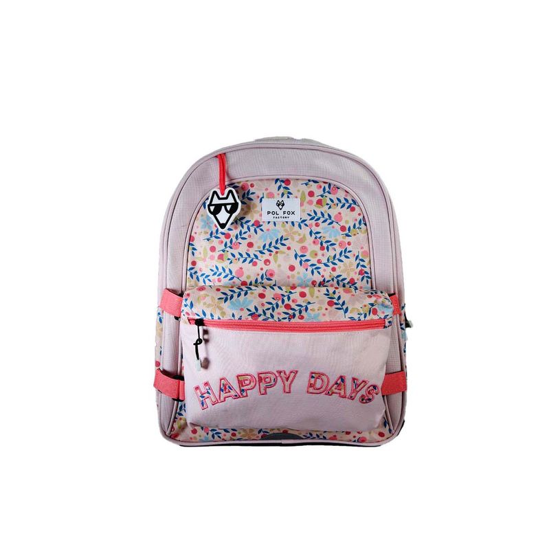3663842009692-Sac à dos Happy Blush - 2 compartiments - Rose - Pol Fox--0