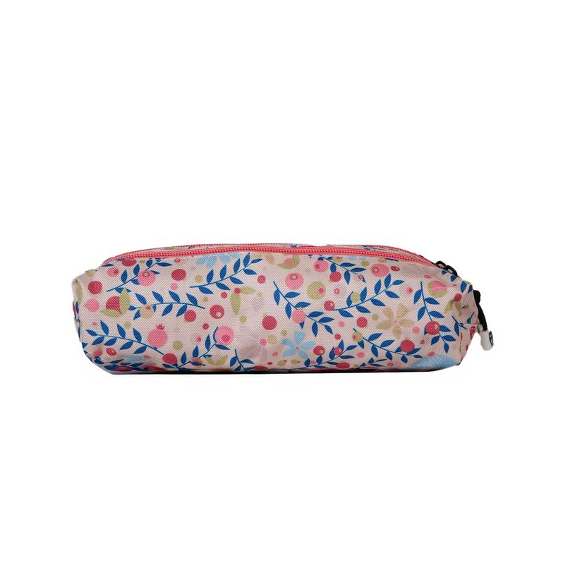 3663842009722-Trousse rectangulaire Happy Blush - 2 compartiments - Rose - Pol Fox--3