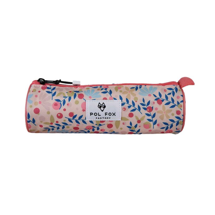3663842009715-Trousse ronde Happy Blush - 1 compartiment - Rose - Pol Fox--0