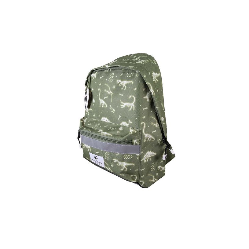 3663842009852-Sac à dos maternelle Jurassic - 1 compartiment - Vert - Pol Fox--1