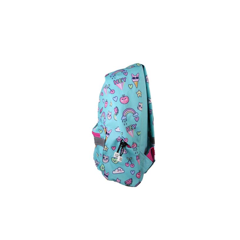 3663842009388-Sac à dos maternelle Kawai - 1 compartiment - Bleu - Pol Fox--2