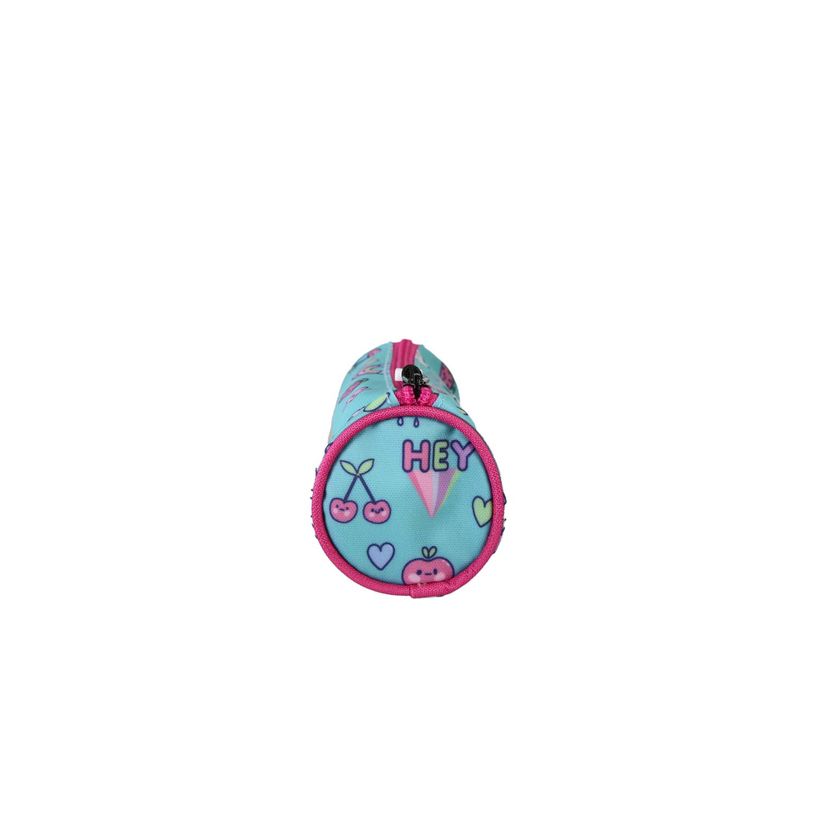 3663842009395-Trousse ronde Kawai - 1 compartiment - Bleu - Pol Fox--2