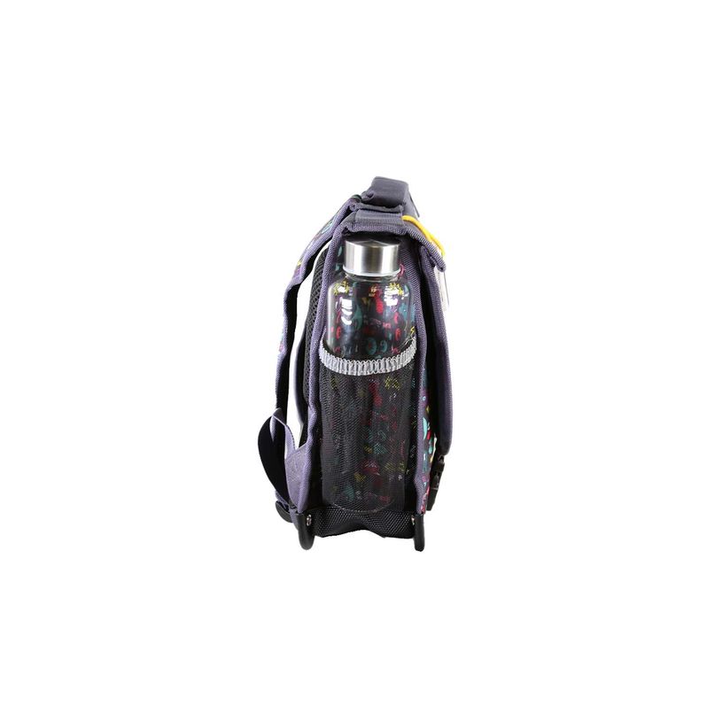 3663842010049-Cartable réversible 38 cm Rider - 2 compartiments - Vert - Pol Fox--2