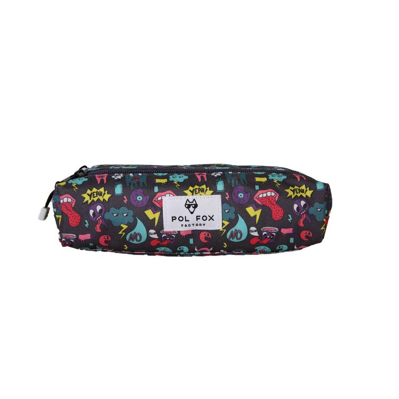 3663842010070-Trousse rectangulaire Rider - 2 compartiments - Vert - Pol Fox--0