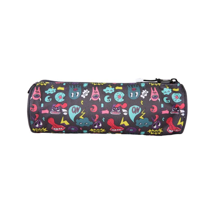 3663842010063-Trousse ronde Rider - 1 compartiment - Vert - Pol Fox--3