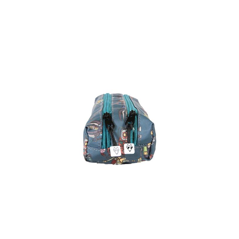 3663842009821-Trousse rectangulaire Robot - 2 compartiments - Marine - Pol Fox--2