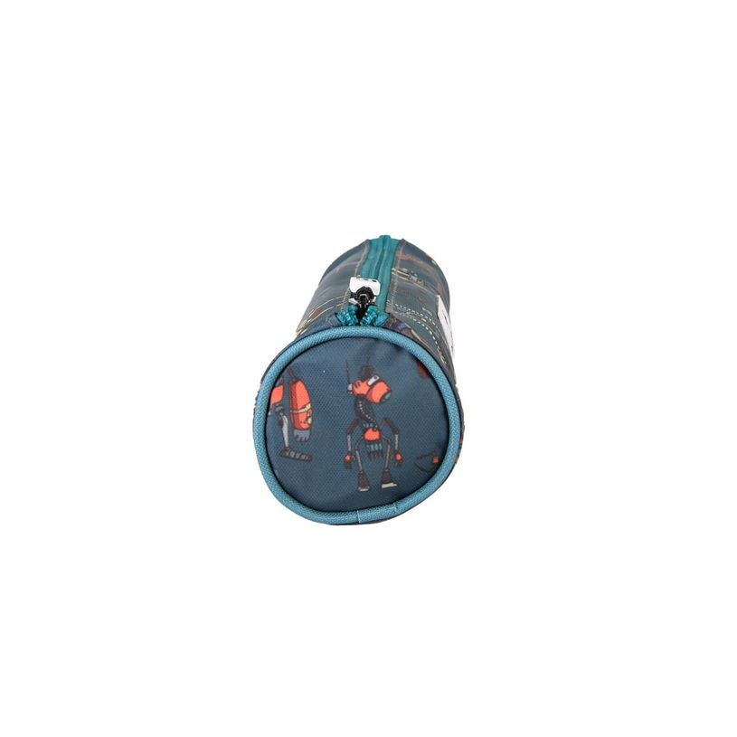 3663842009814-Trousse ronde Robot - 1 compartiment - Marine - Pol Fox--2