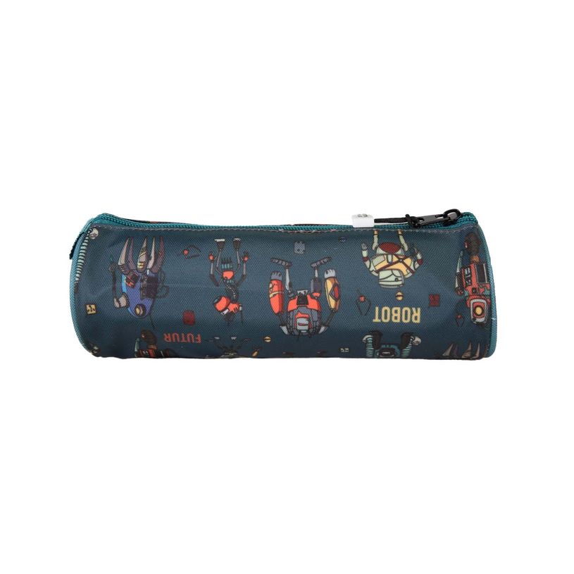 3663842009814-Trousse ronde Robot - 1 compartiment - Marine - Pol Fox--3