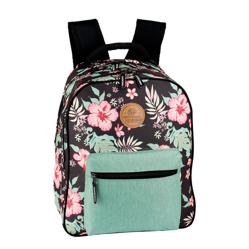 3020120242446-Sac borne longboard floral - 2 compartiments- Hamelin--0