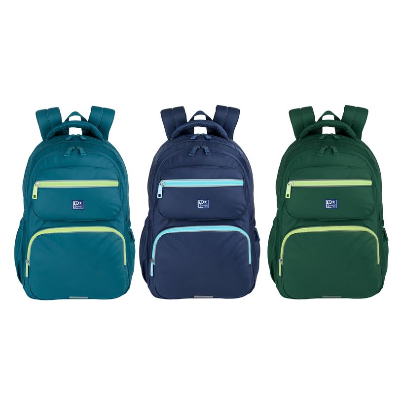 8427291075876-Sac borne oxford bi colors - 2 compartiments  2 coloris- Hamelin--0