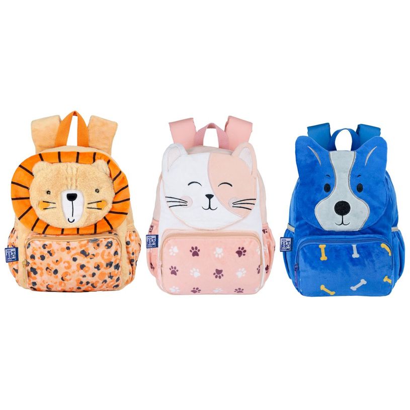 3020120279701-Petit sac borne souple - 1 compartiment oxford animals 3 decors assortis- Hamelin--1
