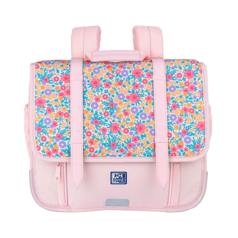 3020120279862-Oxford flowers cartable 36 cm - 2 compartiments--0