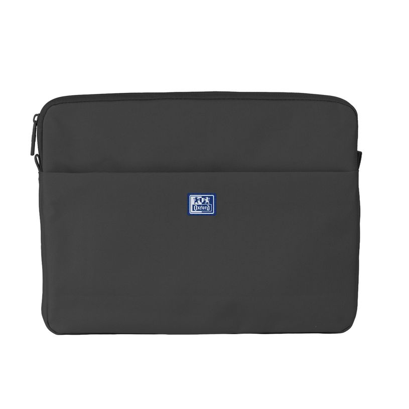 8427291077283-Oxford b - Case pochette ordinateur 14 pouces 35,5x26,5x2,5 - 1 compartiment - Noir--0