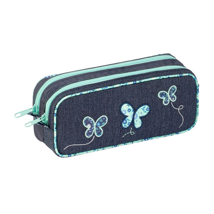3135258774827-Trousse Butterfly - 2 compartiments - Viquel--0