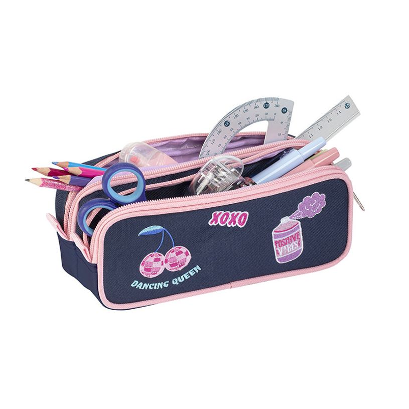 3135258774858-Trousse Girl Power - 2 compartiments - Viquel--2