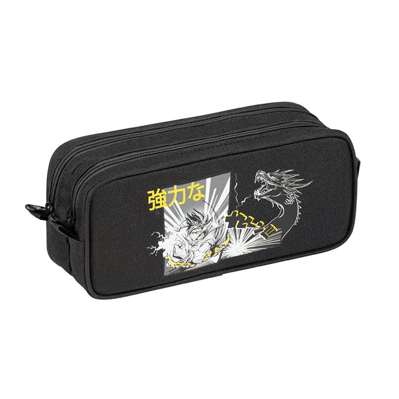 3135258774872-Trousse Manga Dragon - 2 compartiments - Viquel--0