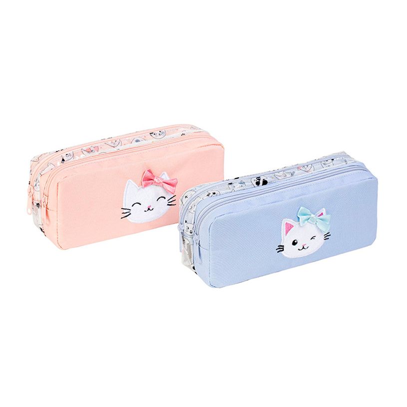3135253005001-Trousse Miaou - 2 compartiments - Viquel--0